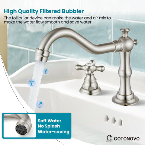 Gotonovo ceramic valve cartridge delivers smooth, long-lasting control.