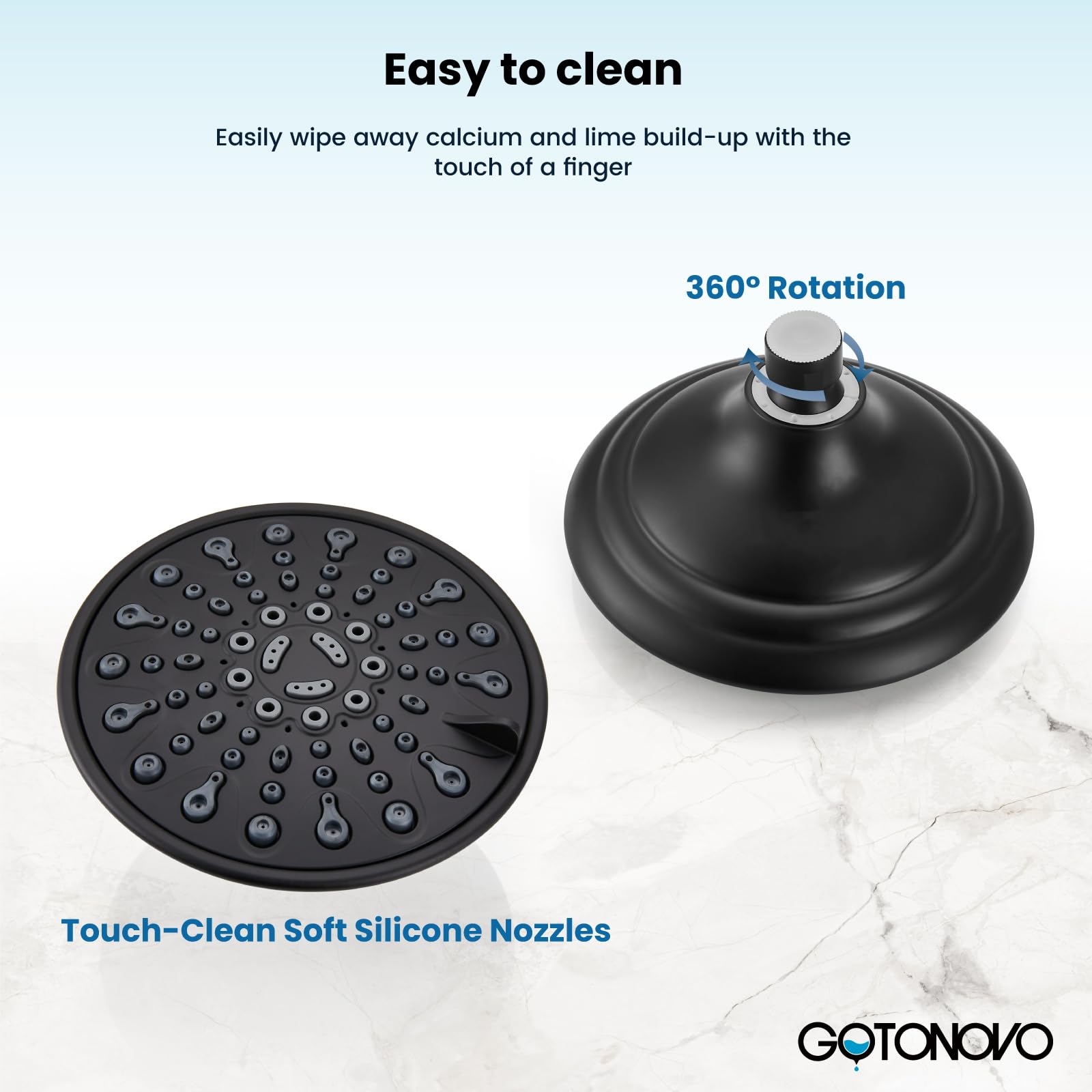 Gotonovo copper valve body adds long-term durability.