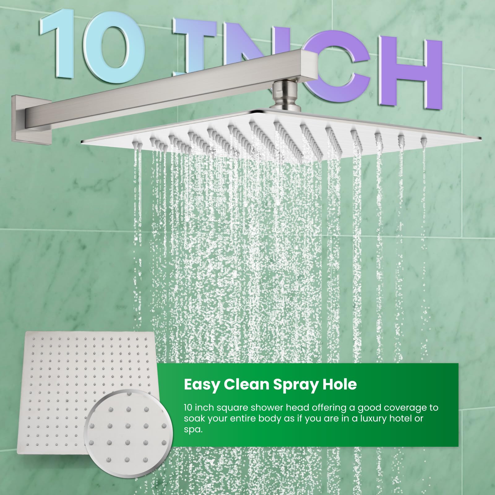 Gotonovo dual shower system offers rainfall and handheld spray for versatility