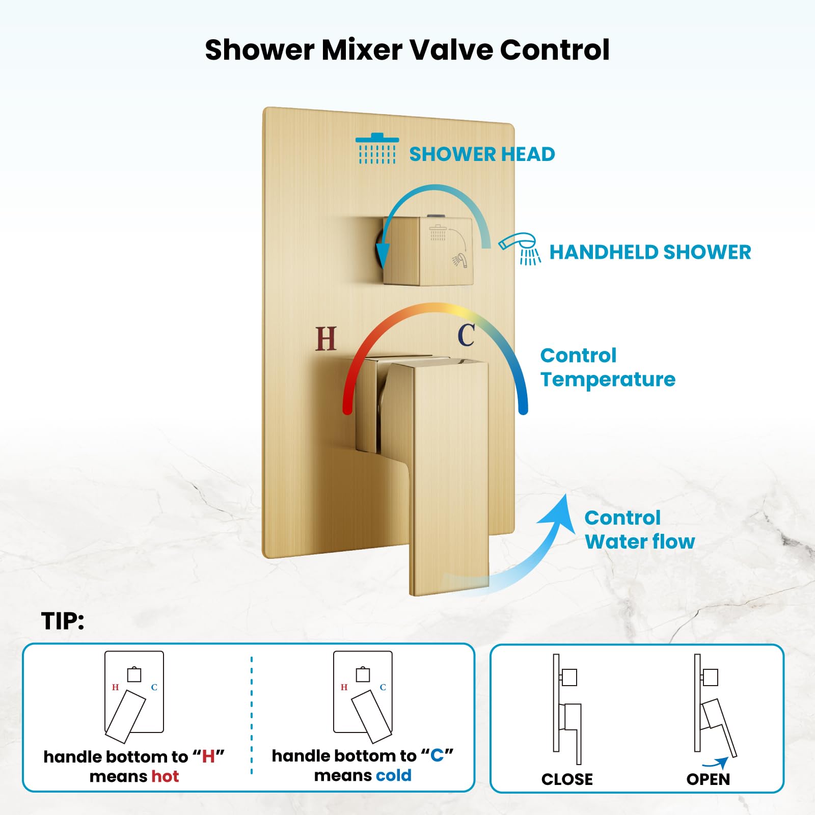 gotonovo 59-inch hose provides flexible reach for cleaning and rinsing