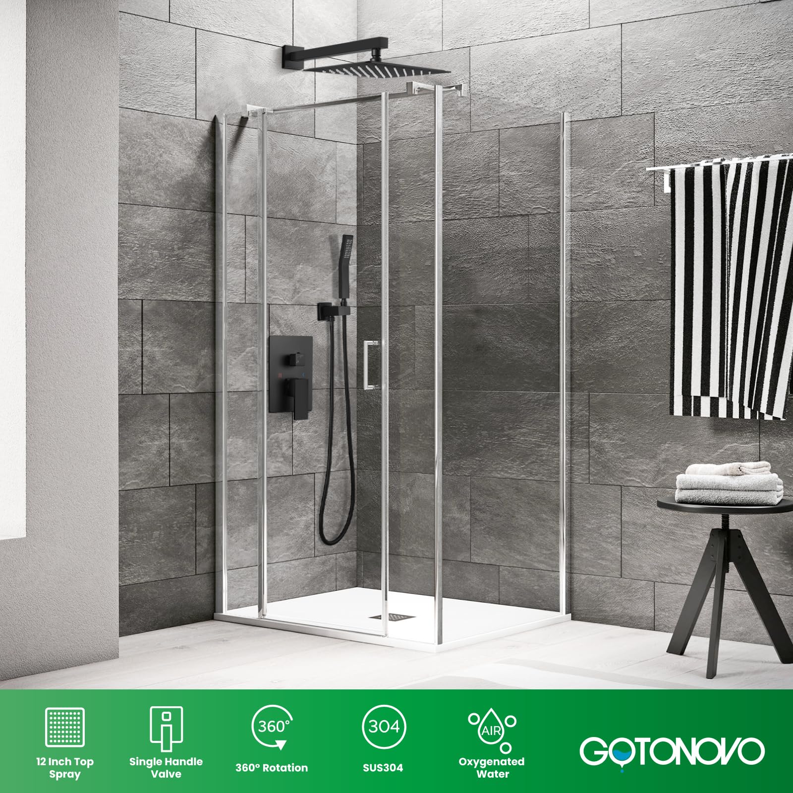 Gotonovo mounting brackets and hardware simplify wall installation