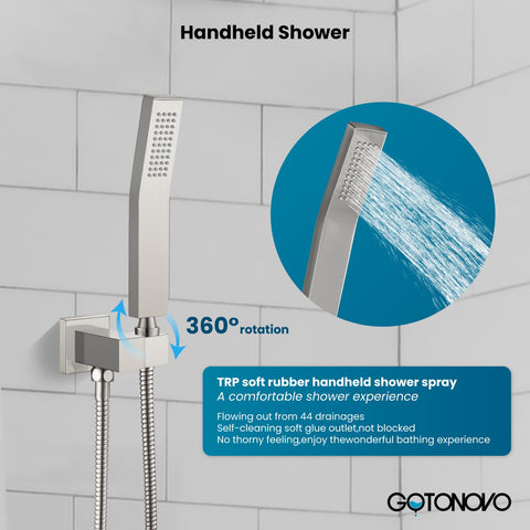 Gotonovo solid brass valve body ensures durable, long-lasting performance.