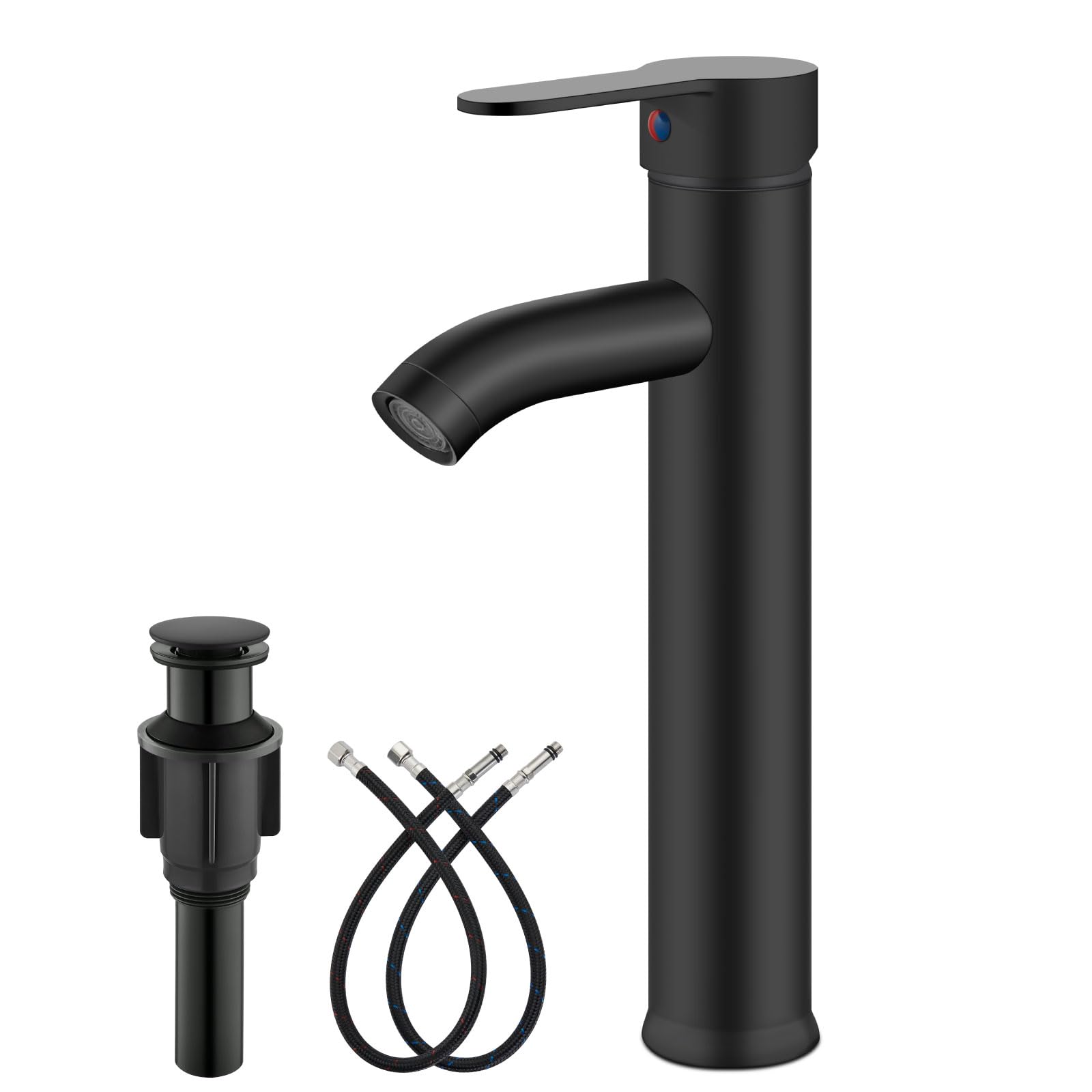 gotonovo Vessel Sink Faucet with tall spout for vessel compatibility and easy washing
