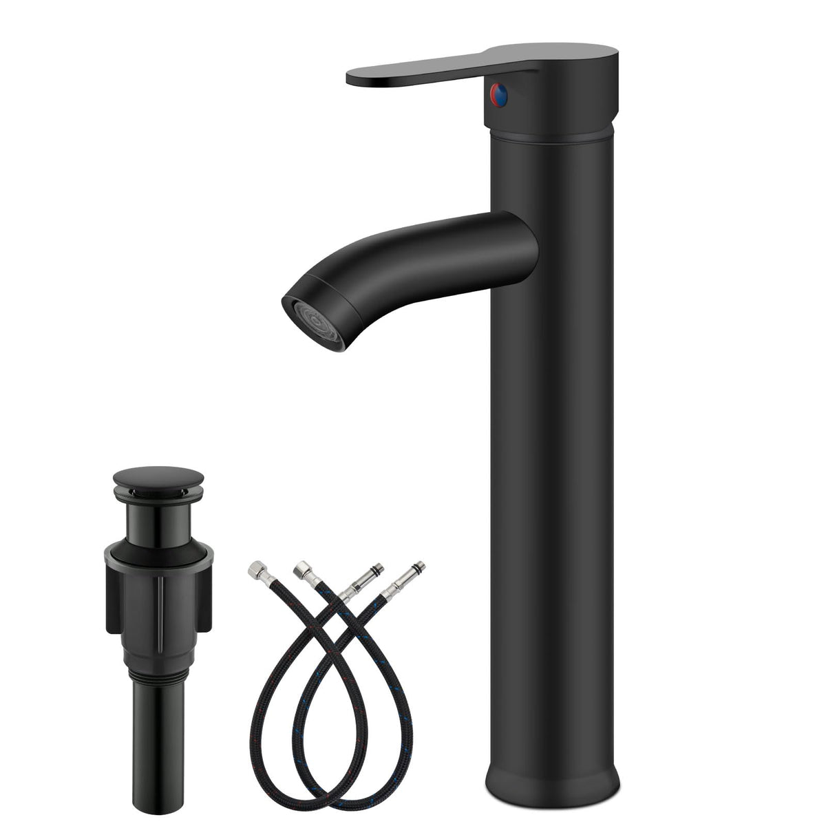 gotonovo Vessel Sink Faucet with tall spout for vessel compatibility and easy washing