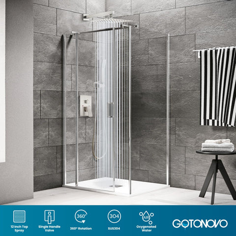 Gotonovo wall-mount brackets simplify installation and secure the system.