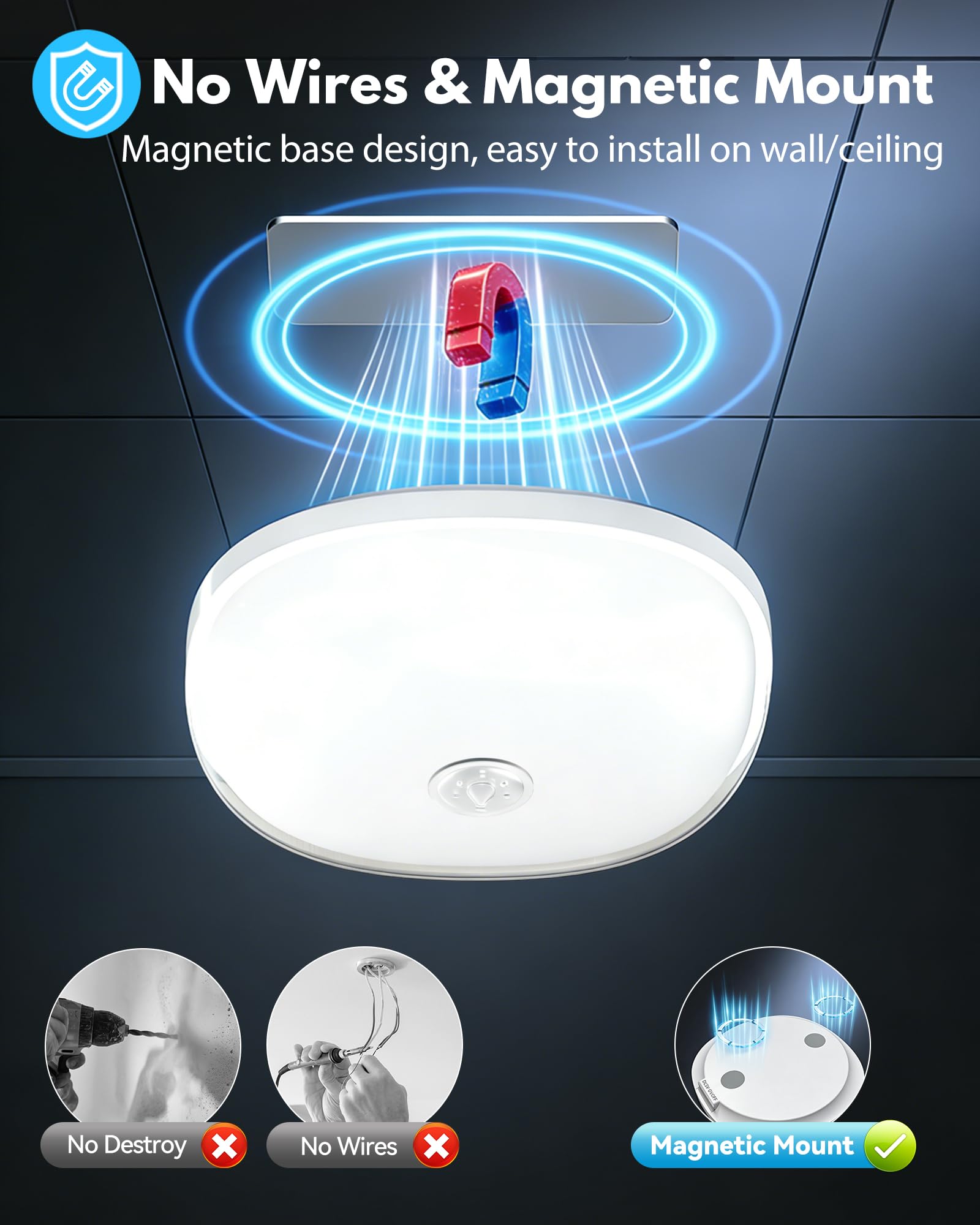 Gotopceed 10000mAh battery provides long-lasting glow in showers