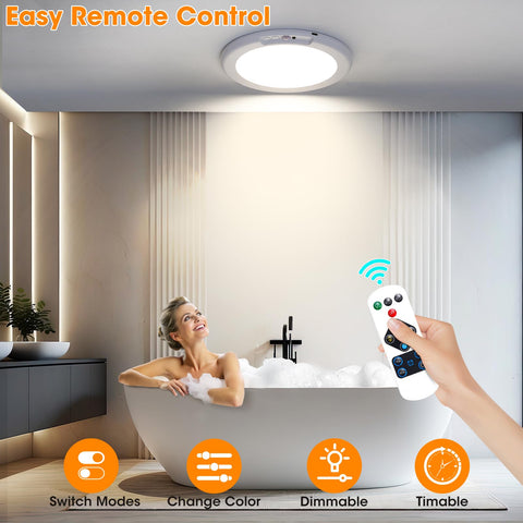 Gotopceed 400 lumen brightness ceiling light for clear visibility.
