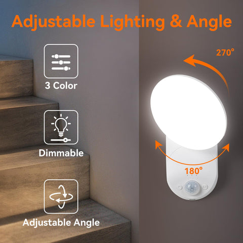 Gotopceed easy removal for charging wall light saves stairs