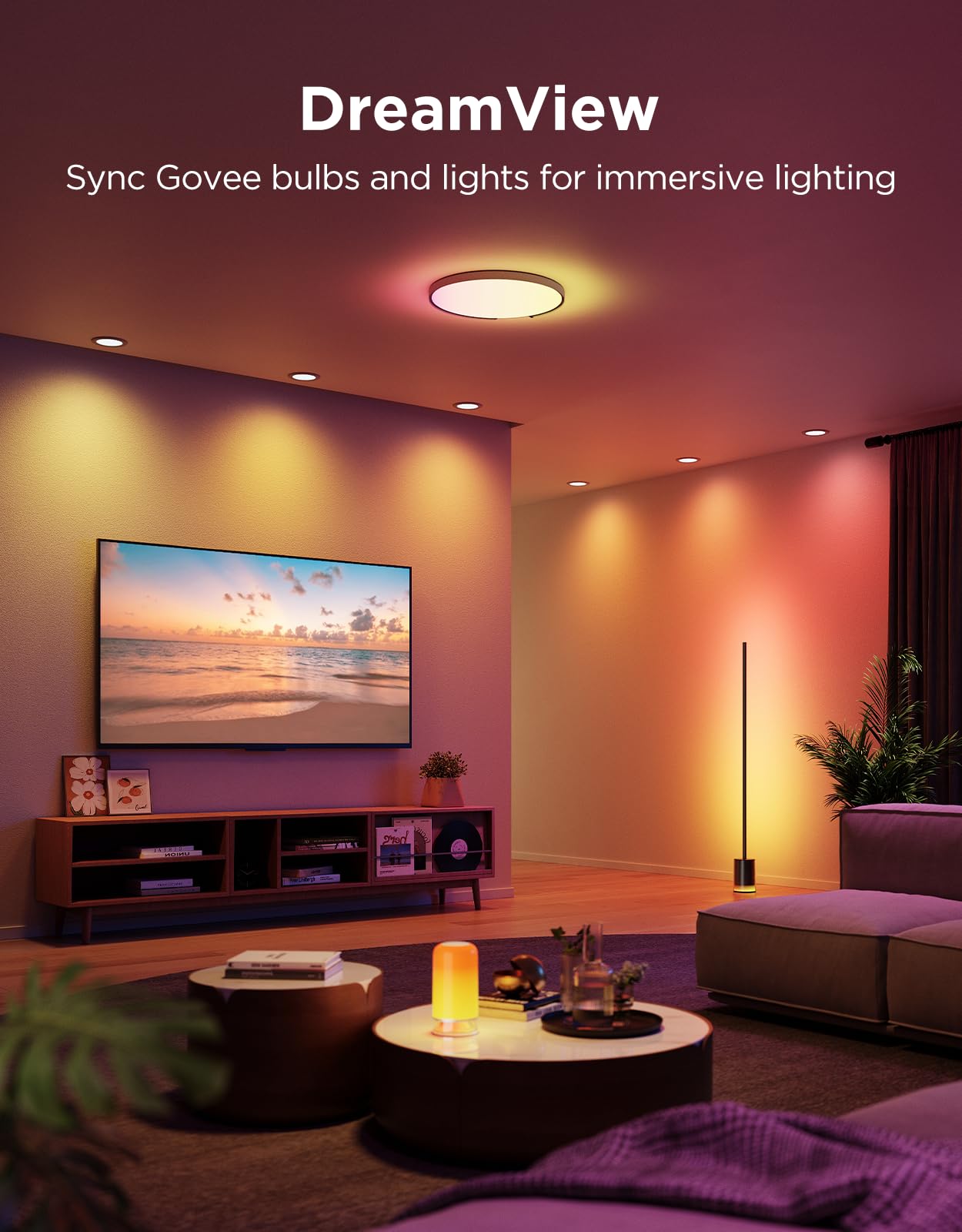 Govee BR30 ideal for recessed can lights and flood lighting