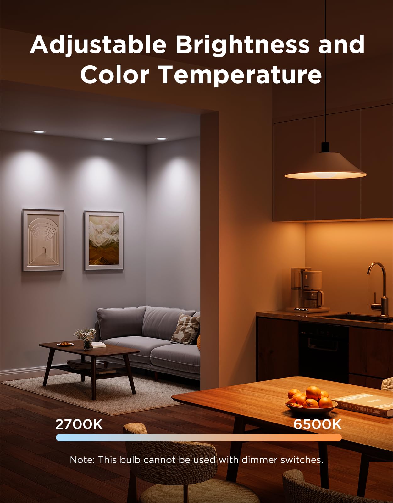 Govee BR30 lighting supports Alexa and Google Assistant voice control