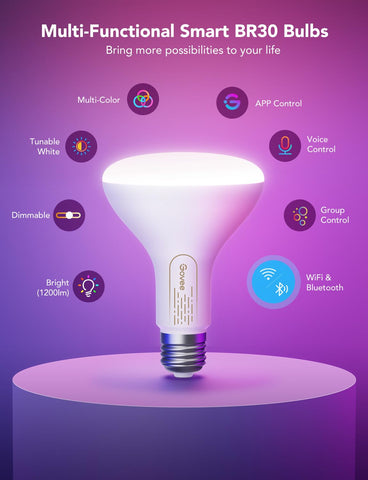 Govee bulbs sync to music for dynamic lighting experiences