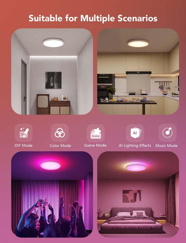 Govee ceiling light rhythm lighting supports adaptive lighting