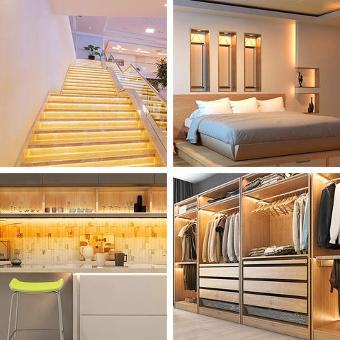 Govee control box enables six levels of brightness for versatile mood setting.
