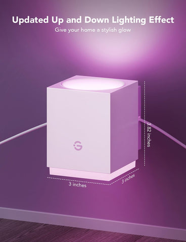 Alexa and Wi-Fi control enable hands-free room adjustments.
