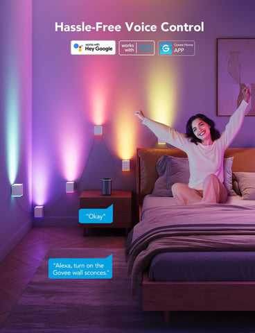 Colorful wall wash reaches up to two meters for coverage.