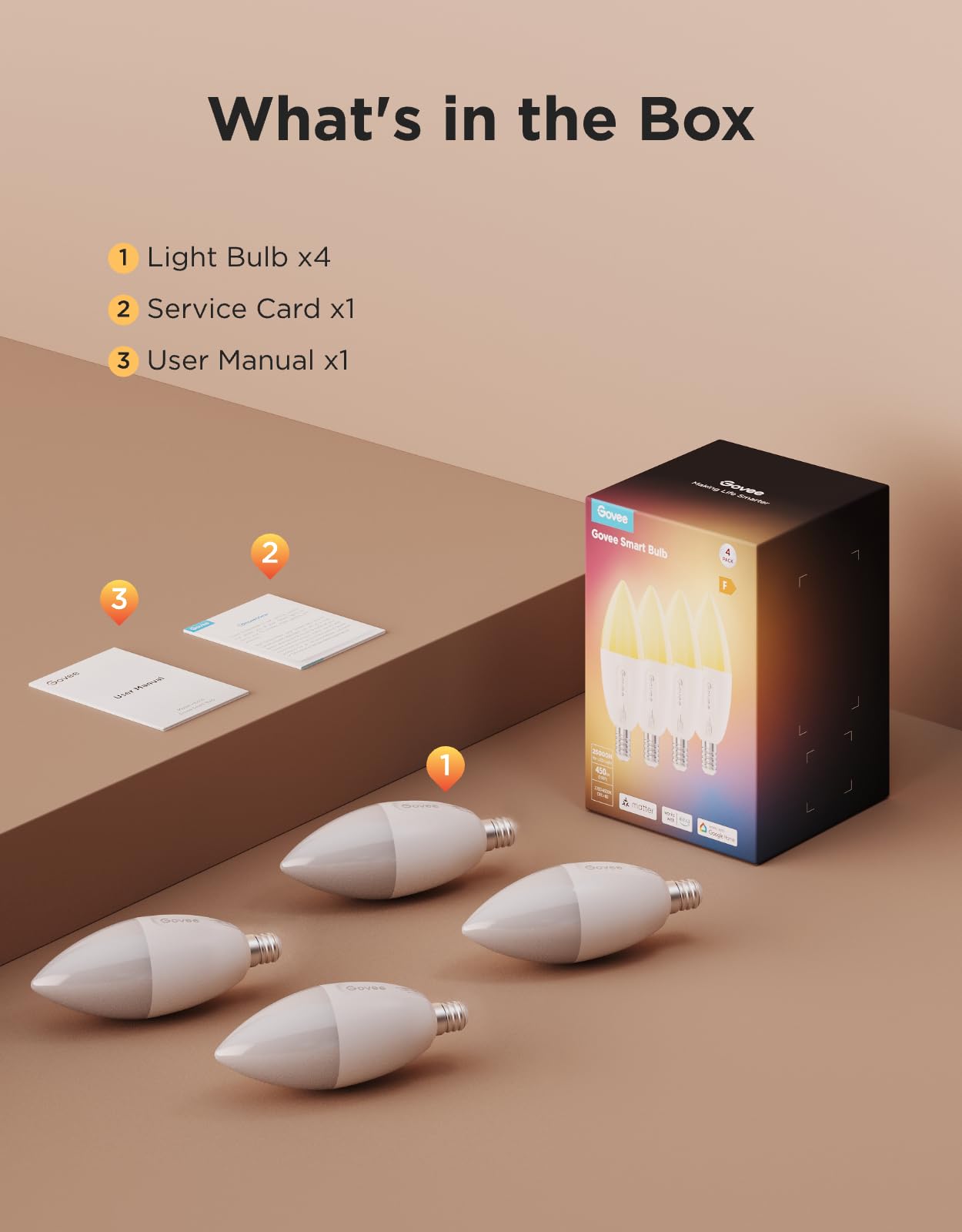 Govee E12 group control to synchronize multiple bulbs