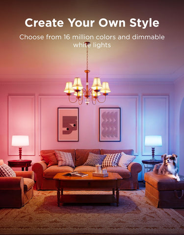 Govee E12 LED Bulb with Matter compatibility for seamless control
