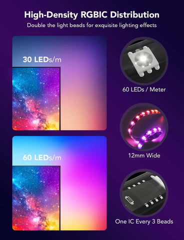 Govee Envisual T2 music sync reacts to sound in real time