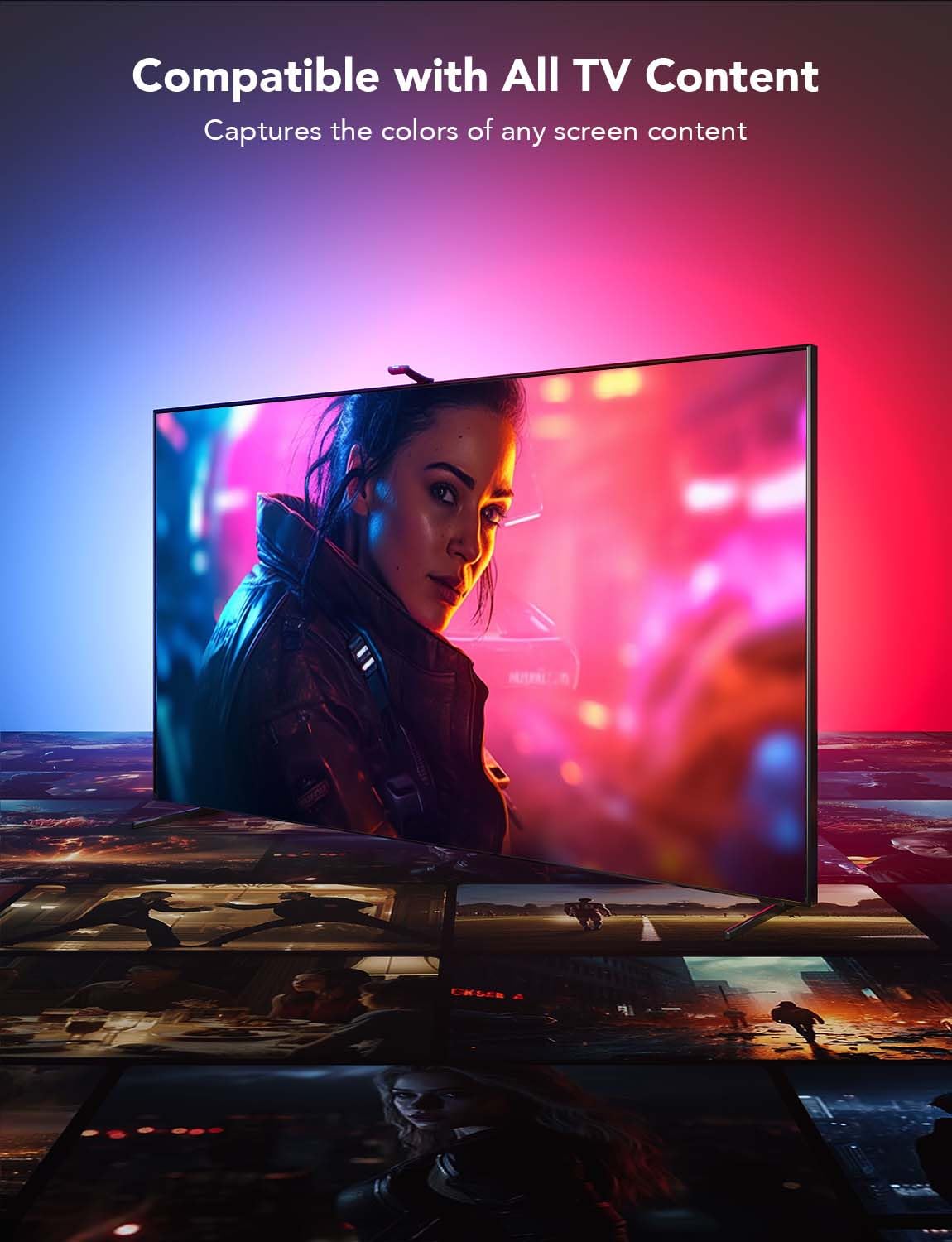 Govee Envisual T2 app control simplifies brightness and color adjustments