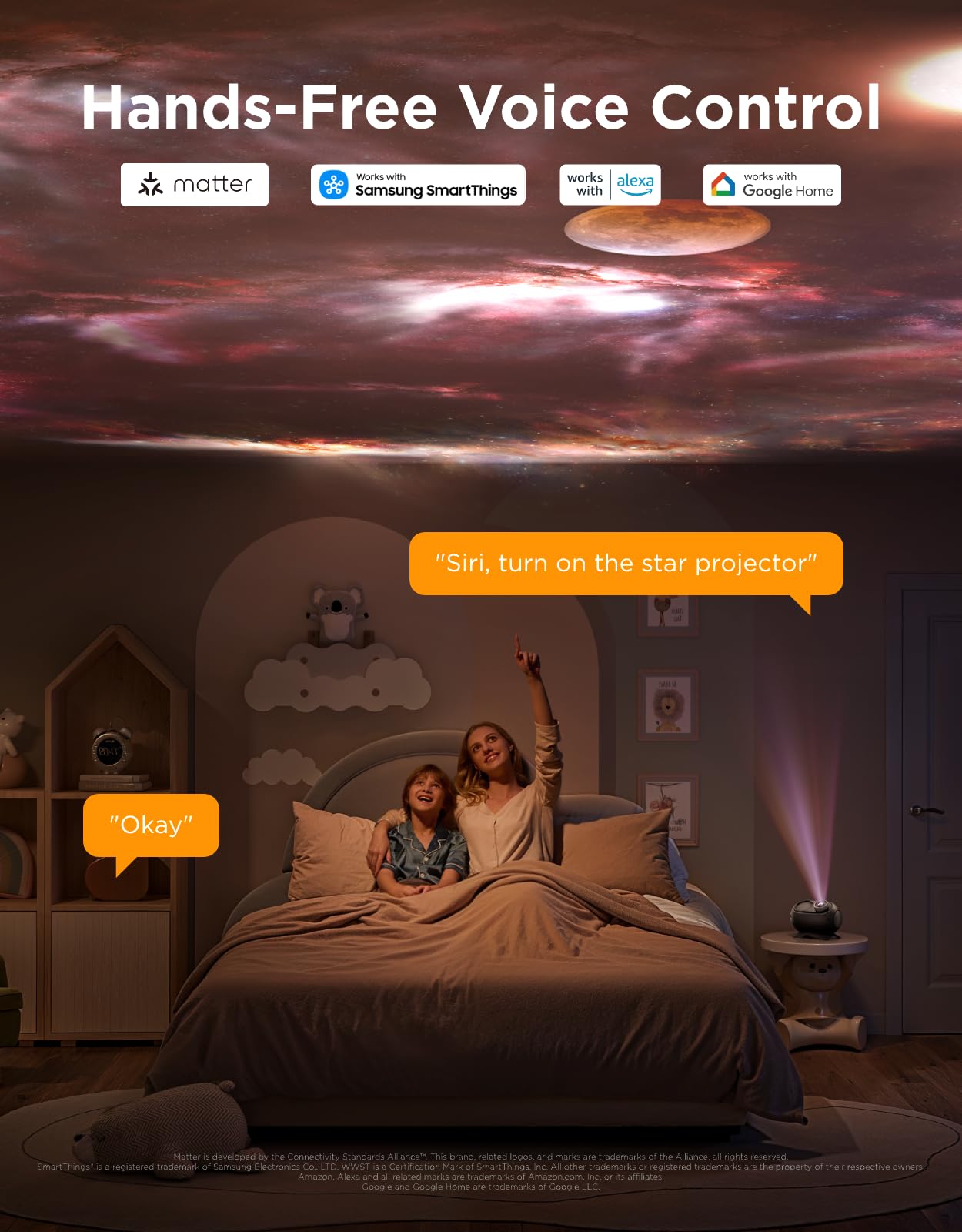 Govee film discs offer diverse scenes for stargazing or meditation