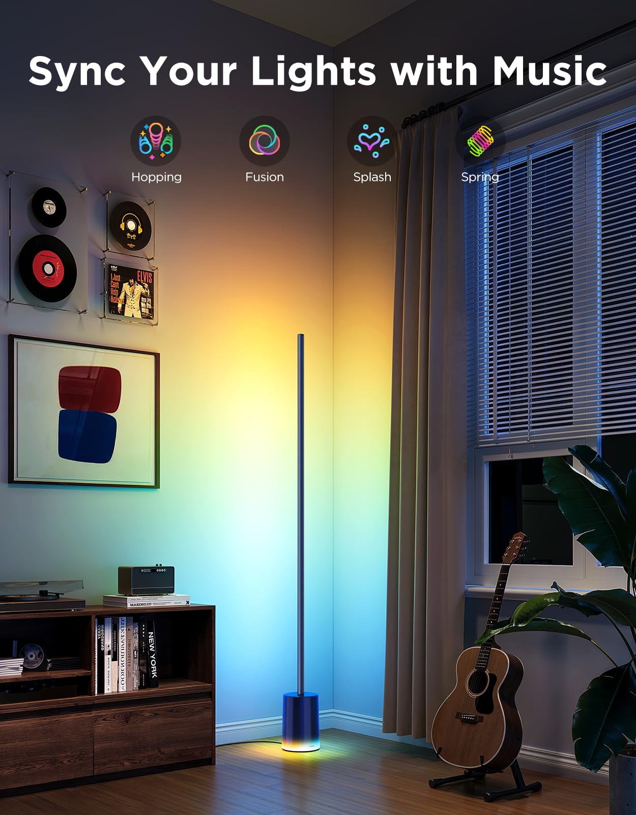 Govee Floor Lamp 2 60-inch smart lamp suits modern living spaces.