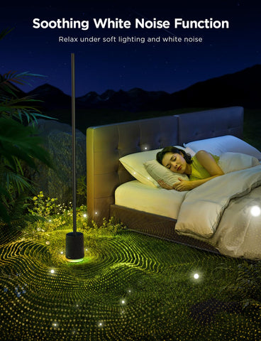 Govee Floor Lamp Pro white noise scenes for relaxation and focus