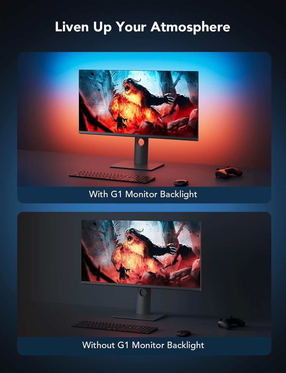 Govee G1 desktop software control for personalized lighting profiles.