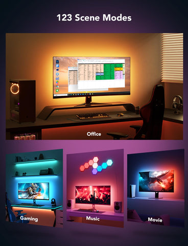 Govee G1 DreamView sync with other Govee devices for immersive scenes.