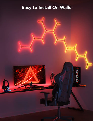 Govee Glide Y RGBIC wall light timer for scheduled ambiance.