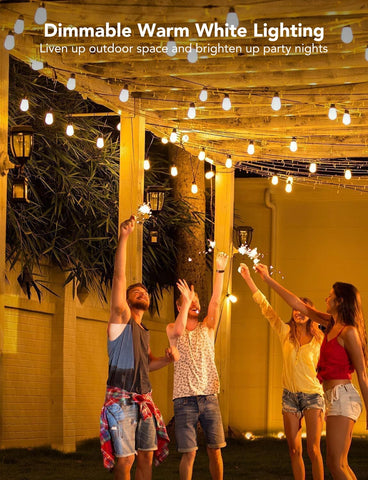 Govee H7015 IP65 waterproof bulbs withstand rain and splashes.