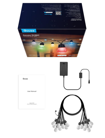 Govee H7015 shatterproof bulbs provide durable outdoor party lighting.