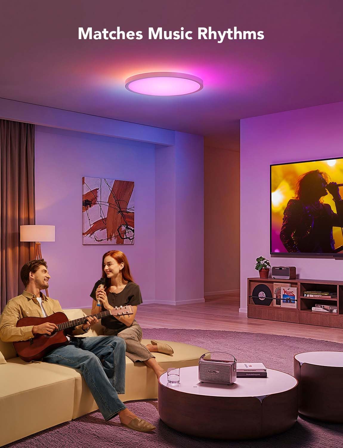 Govee Home App scene modes customize lighting moods