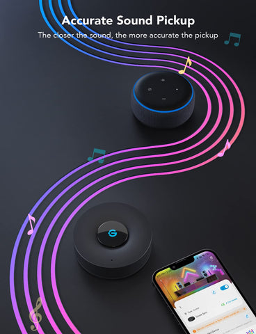 Govee Music Sync Box delivers 50+ hours of battery life on a single charge.