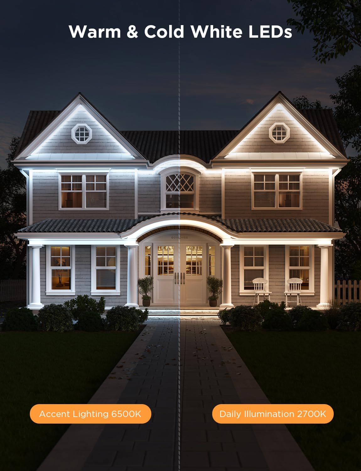 Govee IP65 outdoor strip protected from weather
