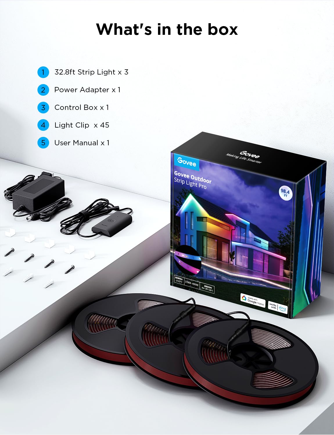 2.4 GHz WiFi connectivity for reliable home automation.