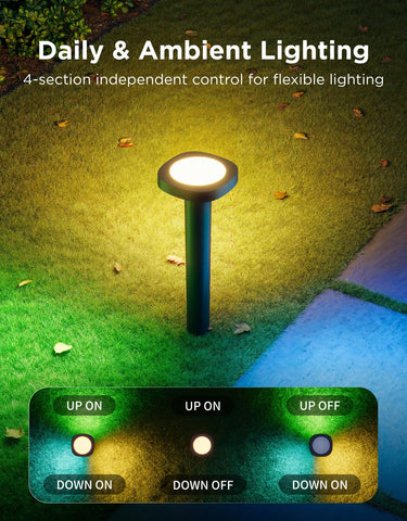 Govee outdoor pathway lights ip66 endure rain and dust for year-round outdoor use