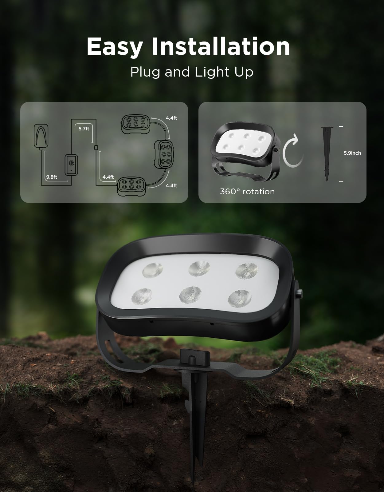 Govee Outdoor Tree Lights easy-install with clear setup steps
