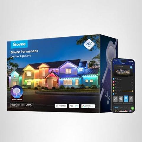 Govee Permanent Lights Pro supports year-round decoration across large spaces.