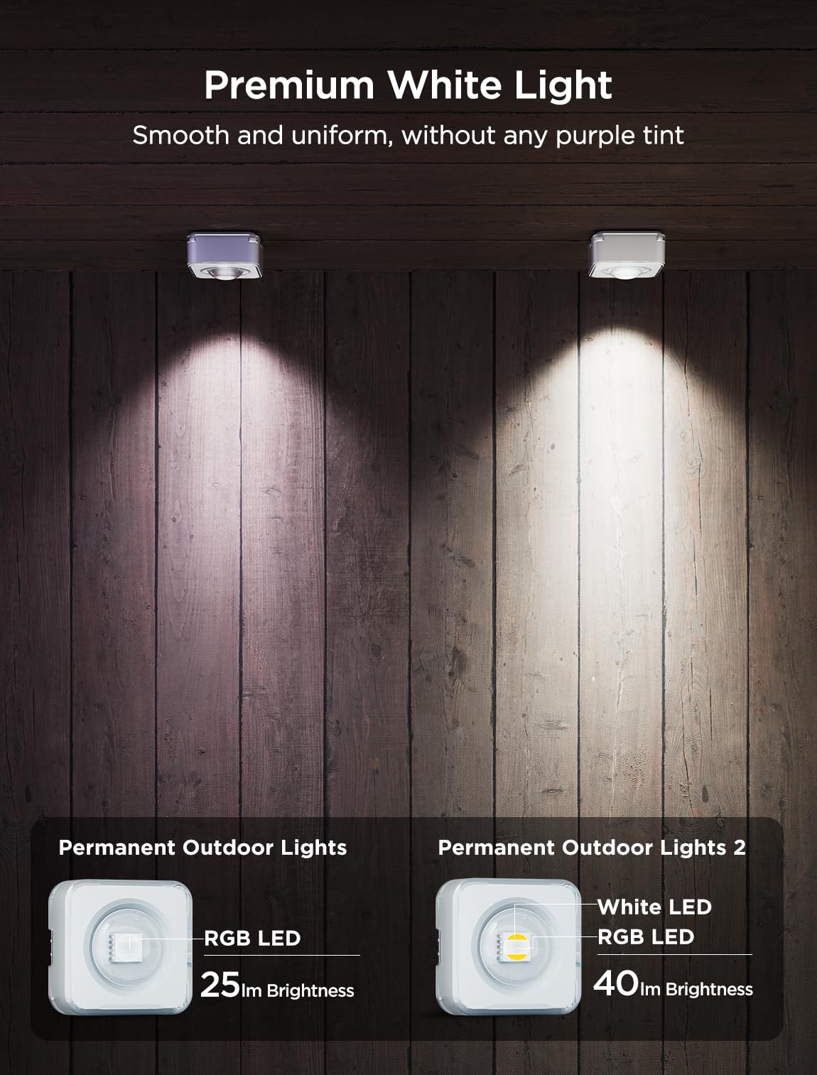 Govee Permanent Outdoor Lights 2 features a durable control box for reliable connections