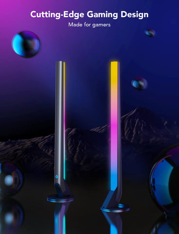 Govee RGBIC H6047 color matrix shows multi‑zone lighting for dynamic scene effects