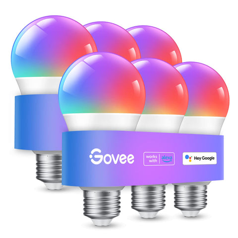 Govee Smart Light Bulbs color-changing setup enhances room ambiance