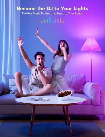 Govee bulbs work with Alexa and Google Assistant for hands-free control.