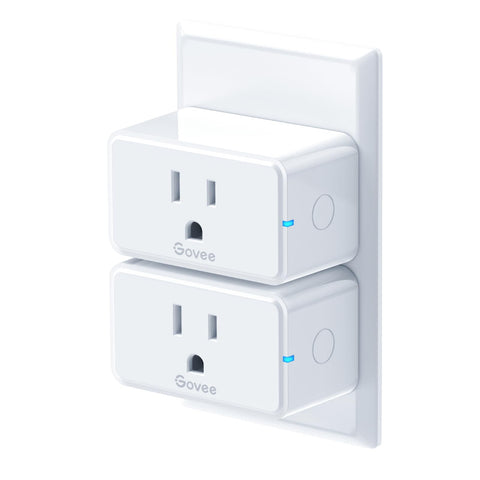 Govee Smart Plug 15A in compact design enables space-saving outlet management.