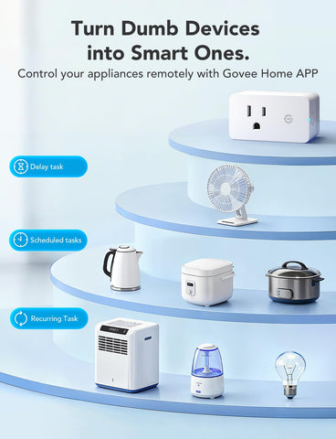 Govee Smart Plug with Google Assistant setup for quick commands.