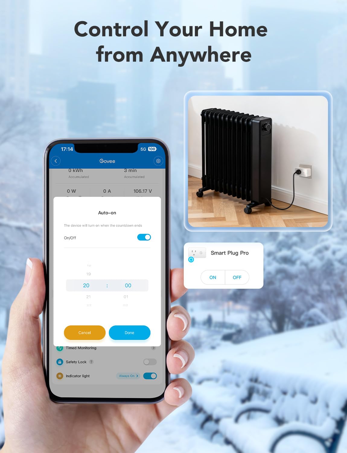 Govee Smart Plug supports group sharing for synchronized smart routines.