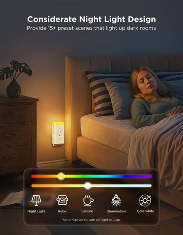 Govee extender's wide spacing fits large adapters without crowding.