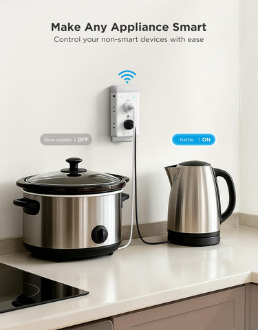 Govee compact power hub ideal for home office and bedside setups.