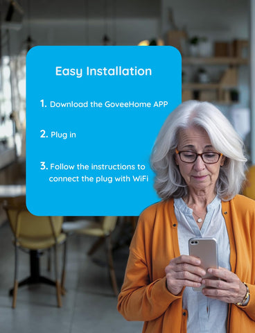 Govee Smart Plug scheduling enables automatic on/off routines.