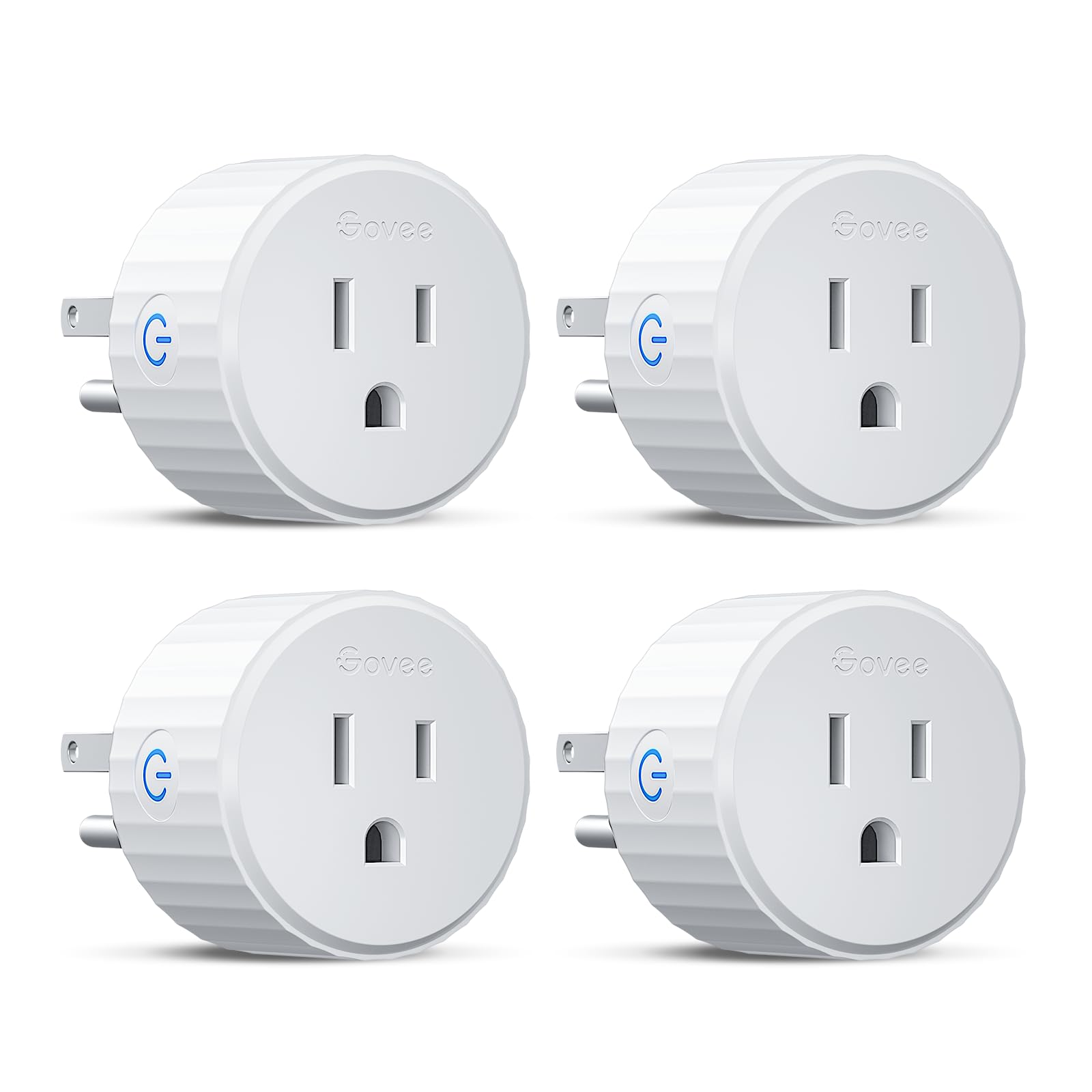Govee Smart Plug with Alexa and Google Assistant voice control for hands-free use.