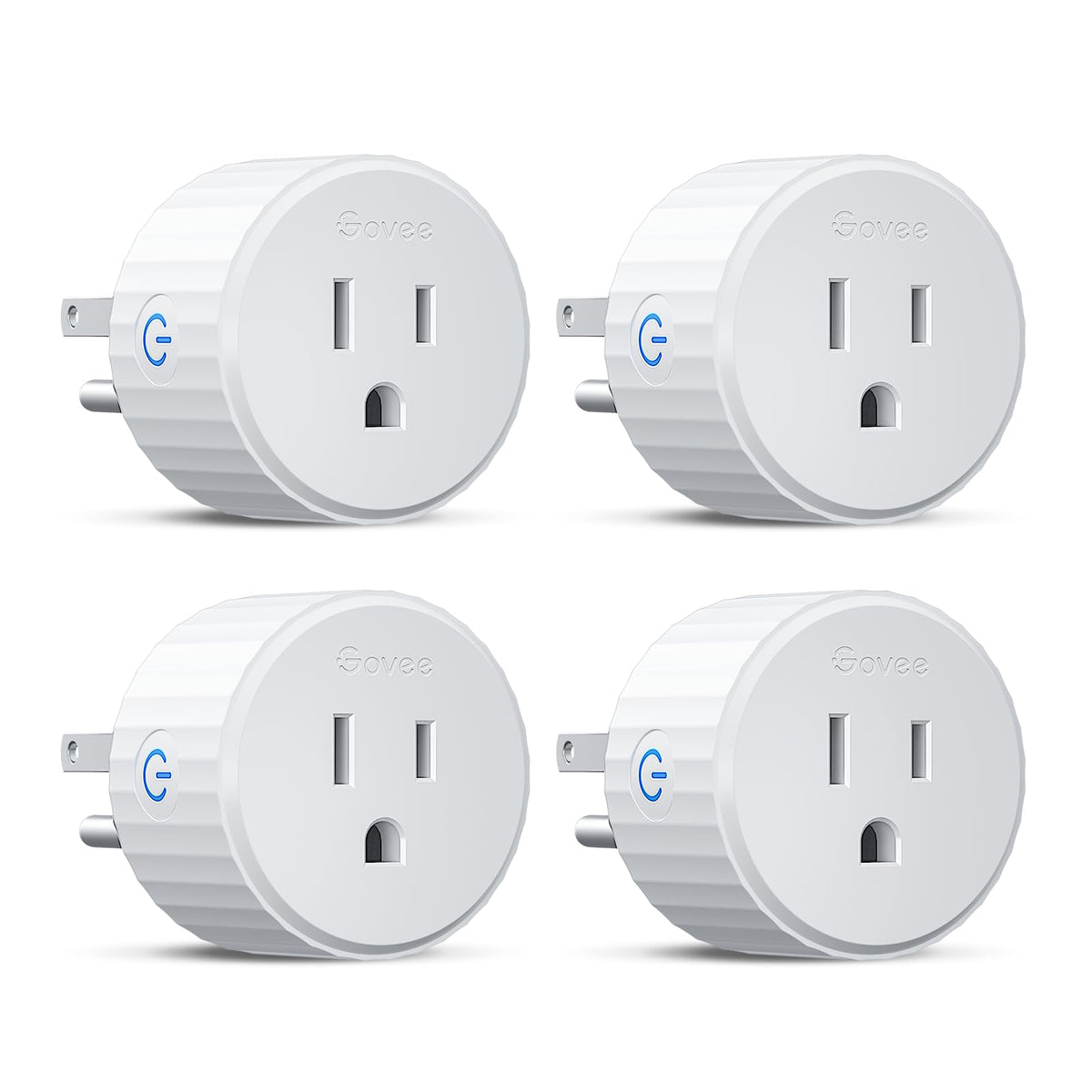 Govee Smart Plug with Alexa and Google Assistant voice control for hands-free use.